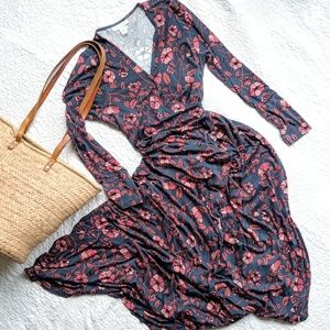 Motherhood Maternity Maxi Wrap Dress